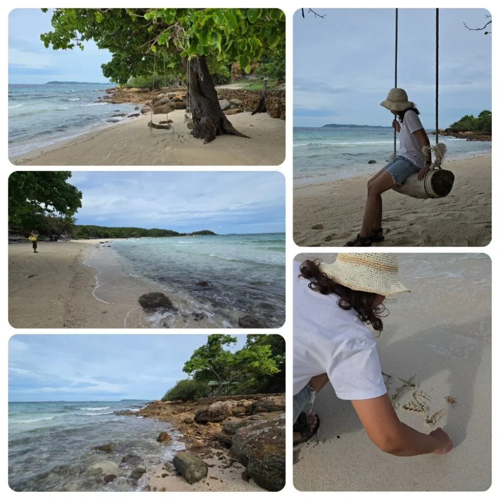 หาดเทียน เกาะล้าน น้ำใส หาดสวย พร้อมเซเลป “น้องห่าน”