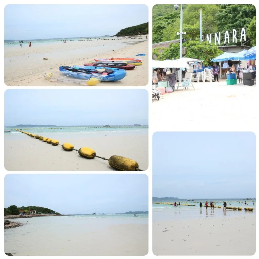 หาดเทียน เกาะล้าน น้ำใส หาดสวย พร้อมเซเลป “น้องห่าน”