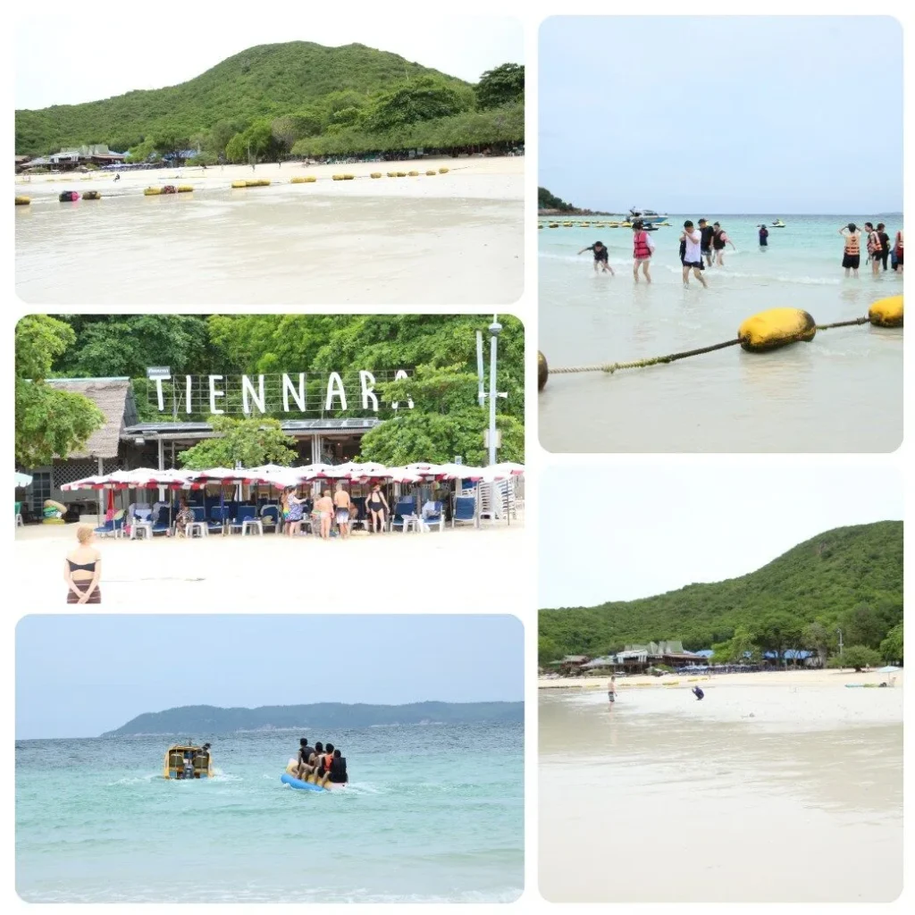 หาดเทียน เกาะล้าน น้ำใส หาดสวย พร้อมเซเลป “น้องห่าน”