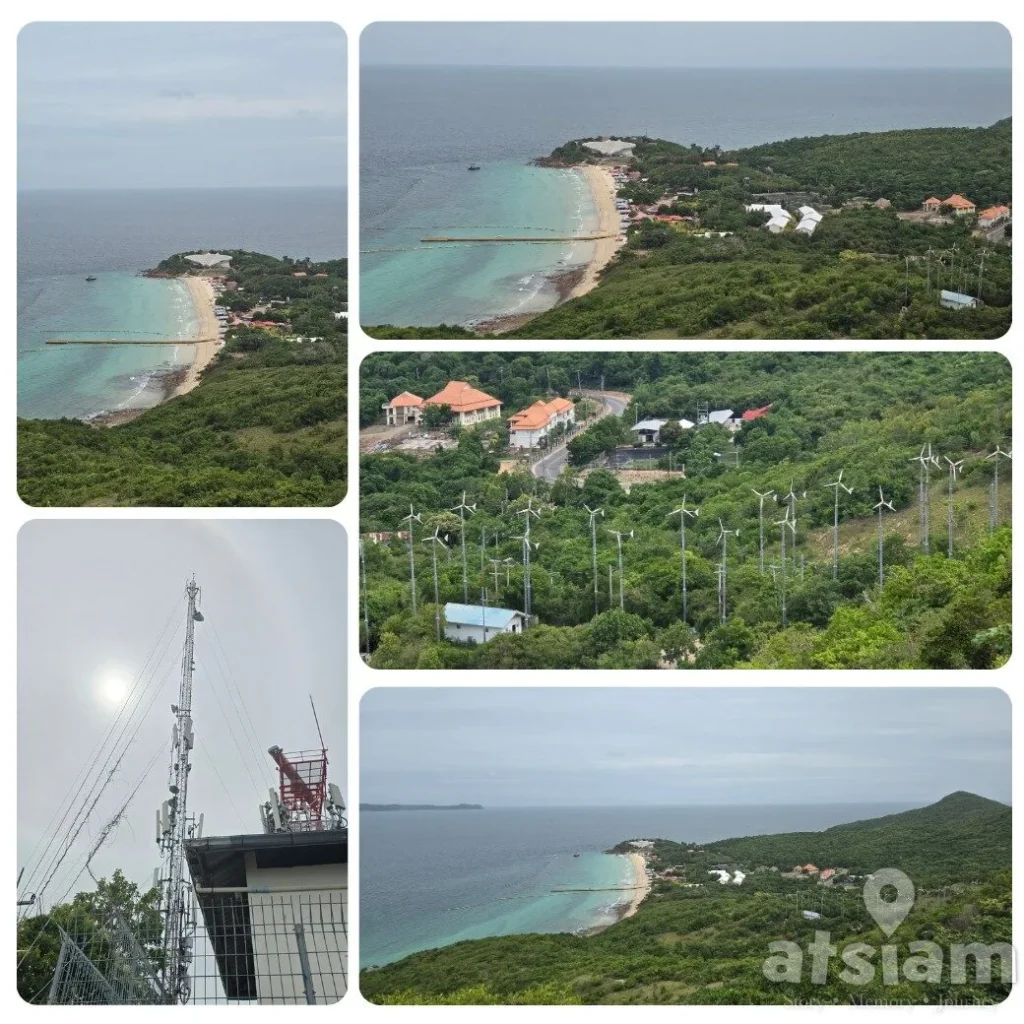 จุดชมวิวกังหันลม เกาะล้าน วิวทะเล 360 องศา