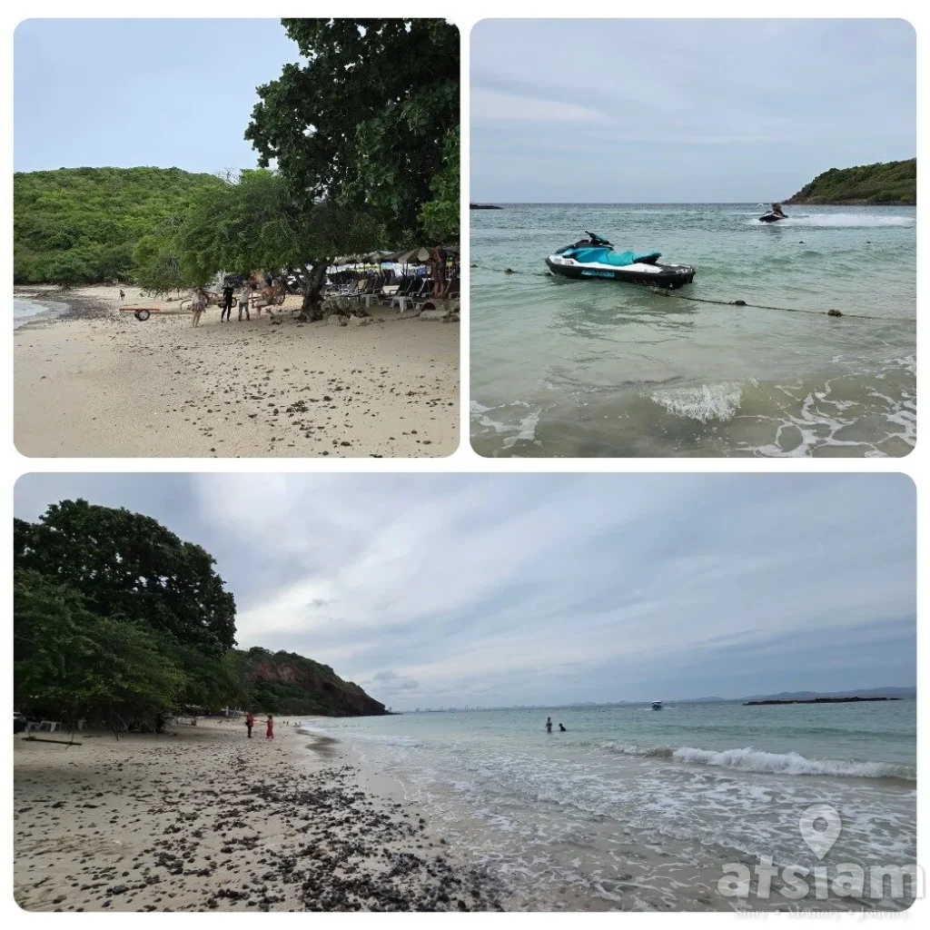 หาดนวล เกาะล้าน น้ำใส หาดยาว ฟีลดีแบบปล่อยใจได้ทั้งวัน