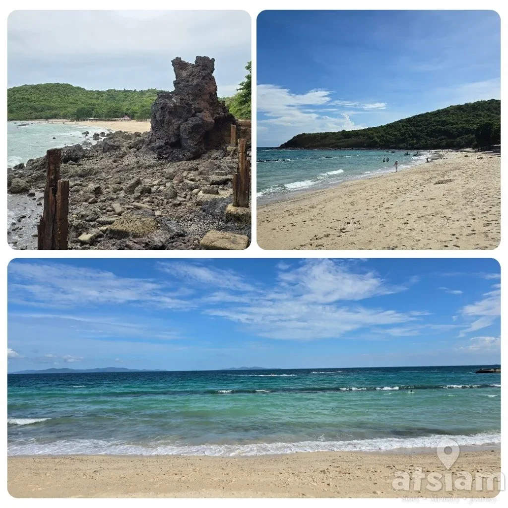 หาดนวล เกาะล้าน น้ำใส หาดยาว ฟีลดีแบบปล่อยใจได้ทั้งวัน