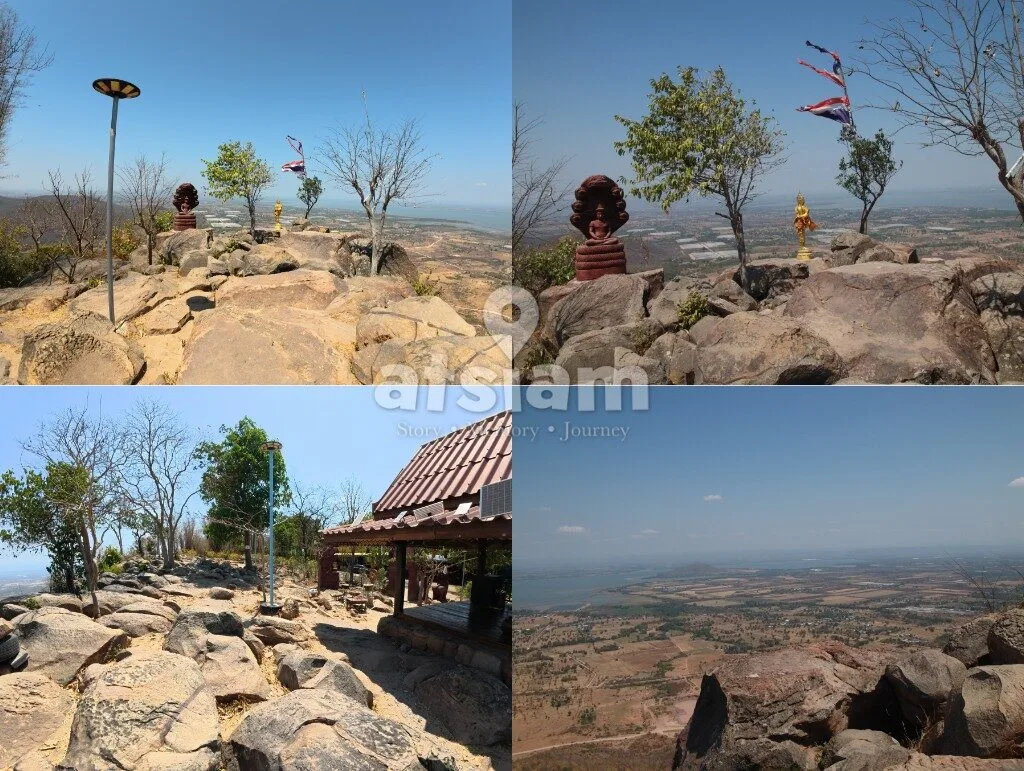 เขาพระยาเดินธง ลพบุรี – จุดชมวิวพาโนรามาสุดสายตา มองเห็นเขื่อนป่าสักชลสิทธิ์ได้ทั้งเขื่อน