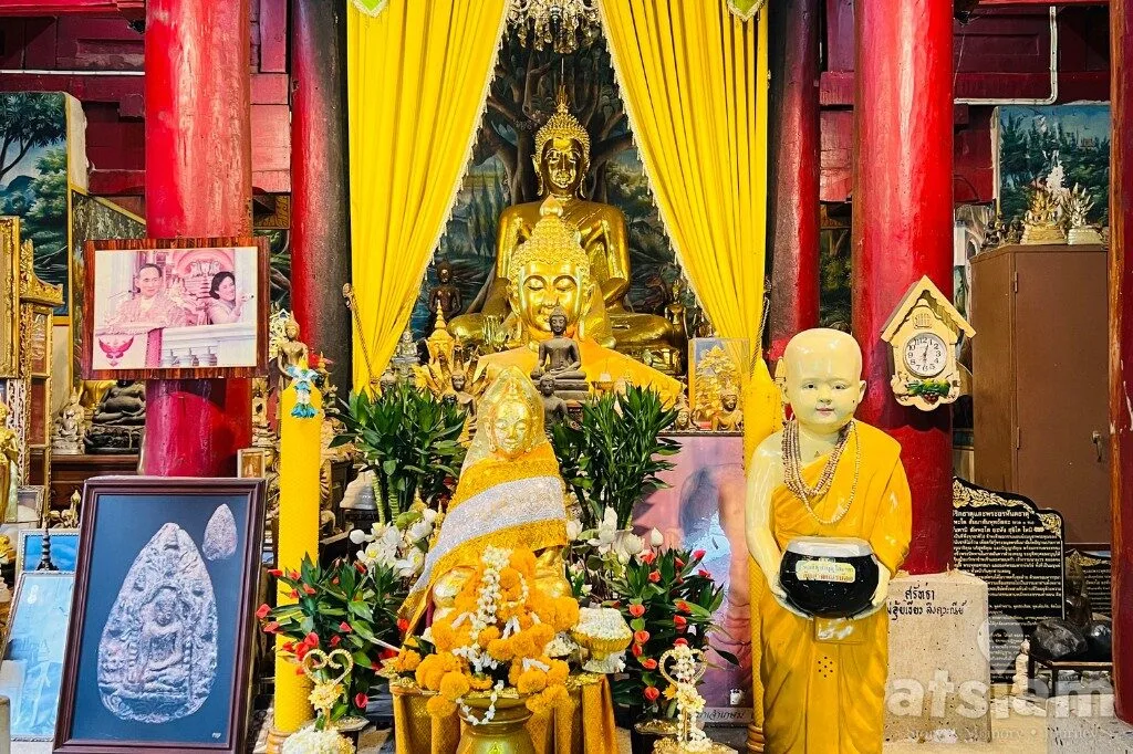 วัดพระธาตุดอยคำ เชียงใหม่ ขอพรหลวงพ่อทันใจ แก้บนพวงมาลัยดอกมะลิ ศรัทธาไม่ขาดสาย