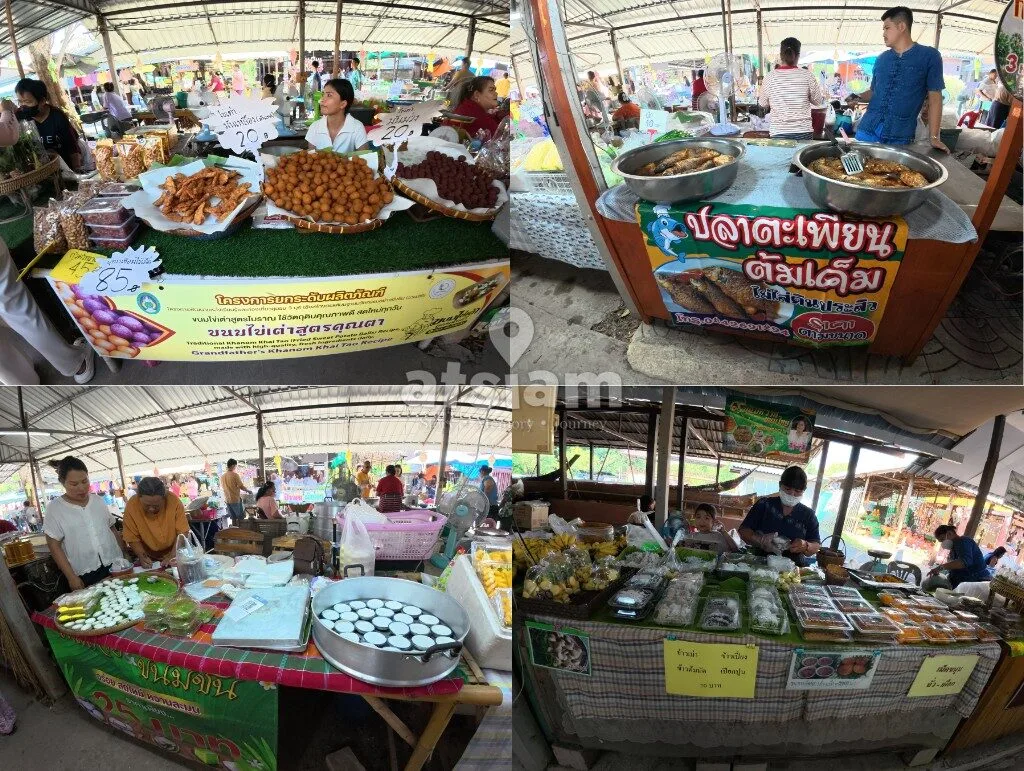 ตลาดต้นตาล, ตลาดน้ำสระบุรี, เสาไห้, ไทยยวน, ที่เที่ยวสระบุรี, ตลาดต้าน้ำโบราณบ้านต้นตาล