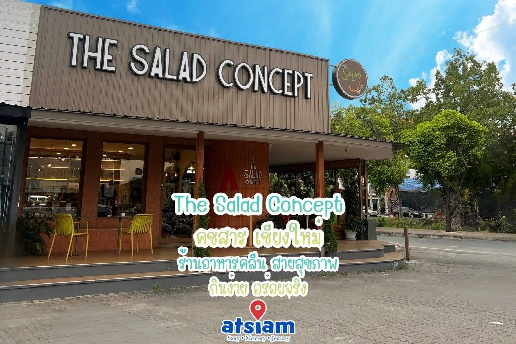 The Salad Concept คชสาร เชียงใหม่ ร้านอาหารคลีน สายสุขภาพ กินง่าย อร่อยจริง
