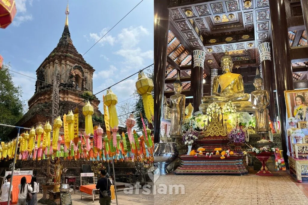 วัดโลกโมฬี เชียงใหม่ วัดเก่าแก่กลางเมือง เจดีย์อิฐโบราณที่ยังคงเสน่ห์เหนือกาลเวลา