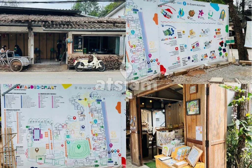 บ้านข้างวัด เชียงใหม่ เดินชิลในหมู่บ้านศิลปะ จิบกาแฟ กินเพลิน ถ่ายรูปอบอุ่นทุกมุม