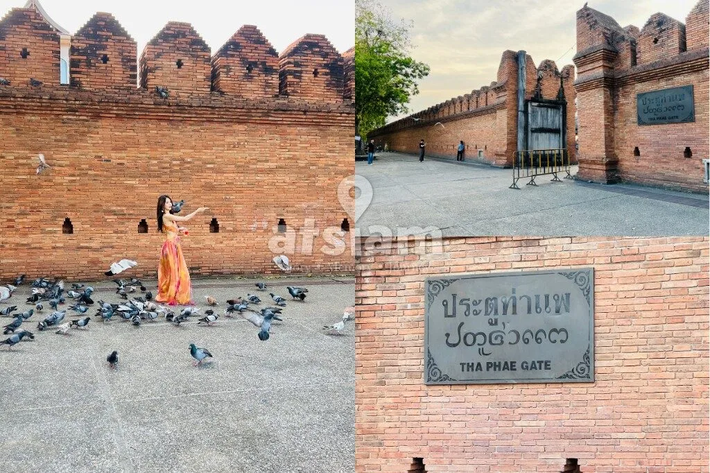 ประตูท่าแพ เชียงใหม่ แลนด์มาร์กเมืองเก่า เดินชิล ถ่ายรูปกำแพงอิฐสุดคลาสสิก