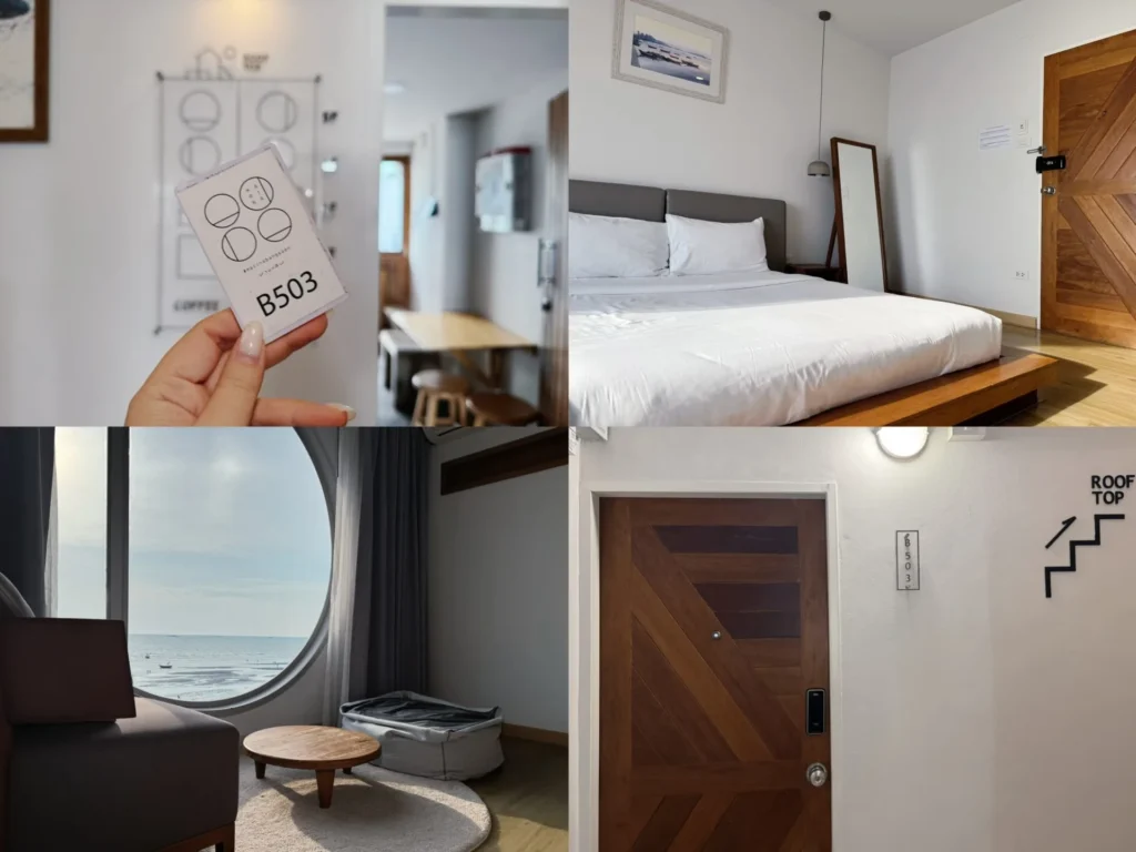 ภาพรวมห้องพักมุมต่างๆ Marina Seaview Bangsaen