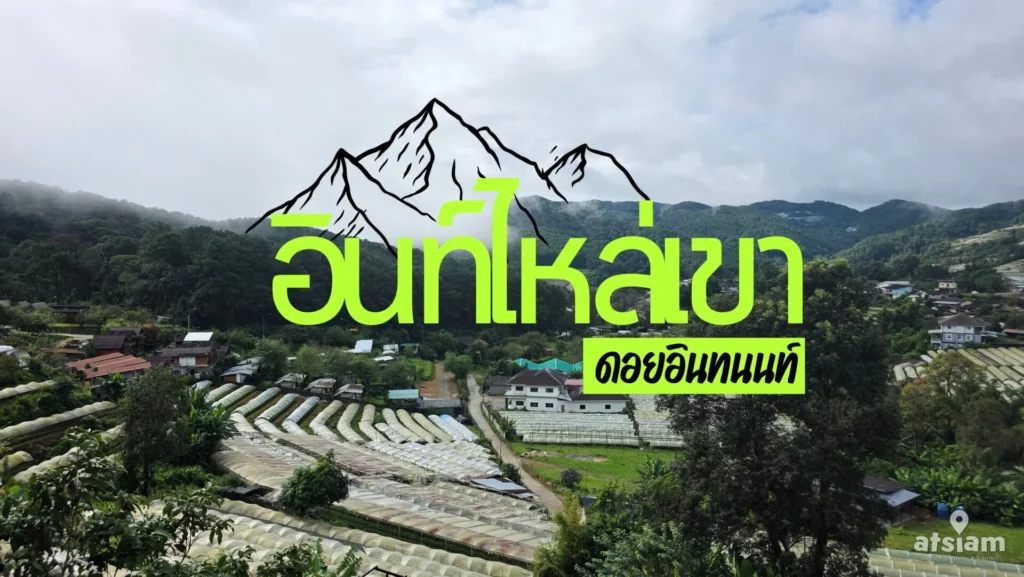 ภาพวิวธรรมชาติมุมกว้าง จาก อินท์ไหล่เขา ดอยอินทนนท์ สำหรับภาพปกบทความแนะนำที่พัก