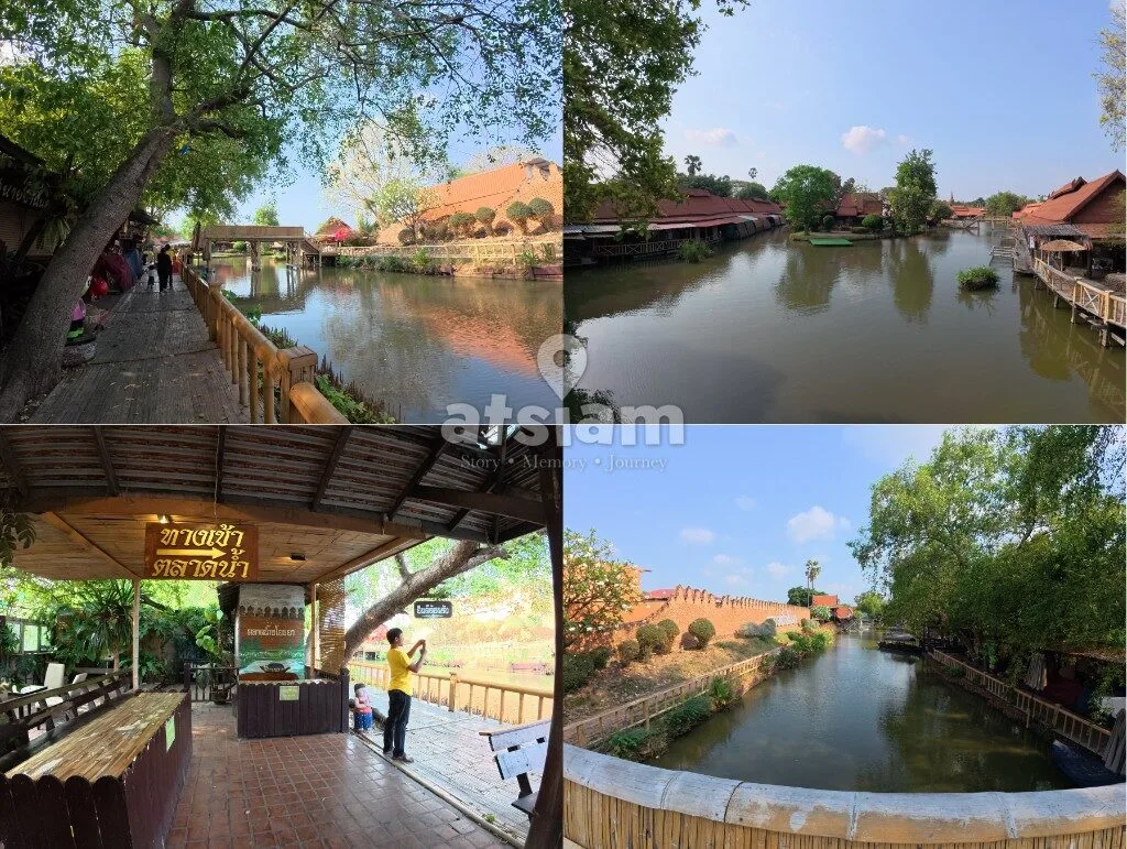 ตลาดน้ำอโยธยา อยุธยา - มนต์เสน่ห์กรุงศรีฯ เดินเพลิน ชิมช้อป ท่ามกลางบรรยากาศย้อนวันวาน