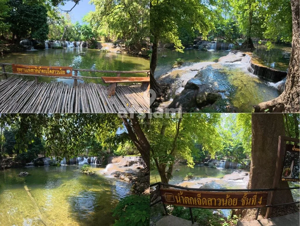 น้ำตกเจ็ดสาวน้อย จังหวัดสระบุรี — มรดกสีเขียวแห่งลุ่มน้ำป่าสัก สัมผัสวงจรชีวิตและระบบนิเวศป่าริมน้ำที่สมบูรณ์ที่สุด