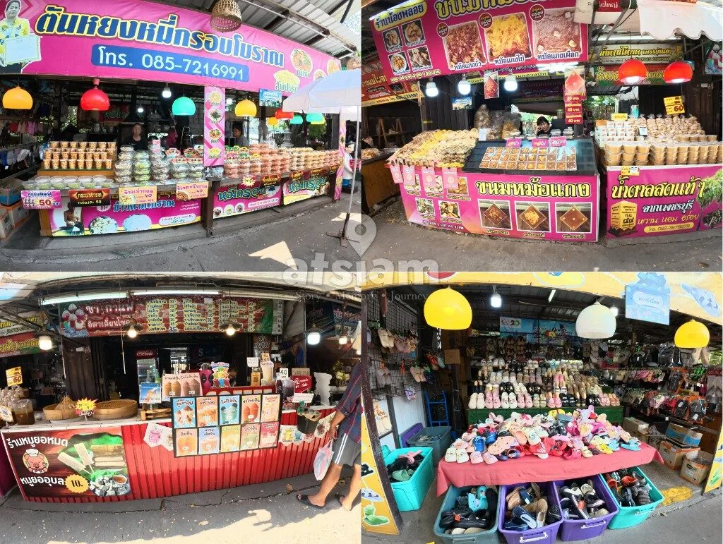 ตลาดหลวงปู่ทวด จังหวัดพระนครศรีอยุธยา — สัมผัสความสุขแบบพื้นบ้าน ใต้บารมีหลวงปู่องค์ใหญ่ที่หลอมรวมใจคนในชุมชน