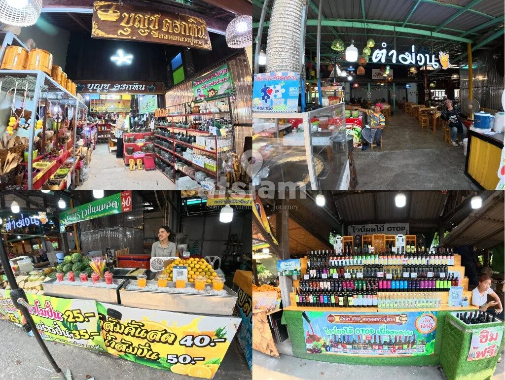 ตลาดหลวงปู่ทวด จังหวัดพระนครศรีอยุธยา — สัมผัสความสุขแบบพื้นบ้าน ใต้บารมีหลวงปู่องค์ใหญ่ที่หลอมรวมใจคนในชุมชน