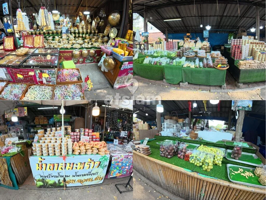 ตลาดหลวงปู่ทวด จังหวัดพระนครศรีอยุธยา — สัมผัสความสุขแบบพื้นบ้าน ใต้บารมีหลวงปู่องค์ใหญ่ที่หลอมรวมใจคนในชุมชน