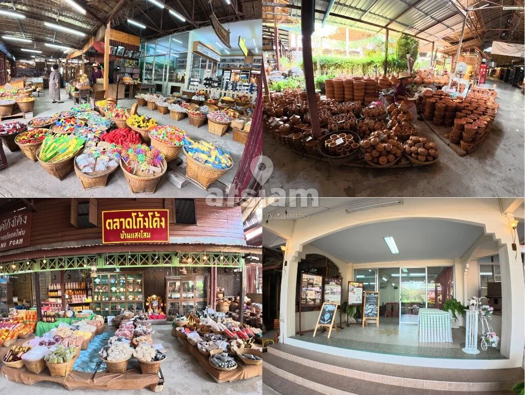 ตลาดโก้งโค้ง อยุธยา วิถีชุมชนไทยโบราณ ที่ยังมีลมหายใจของอดีตอยู่จริง