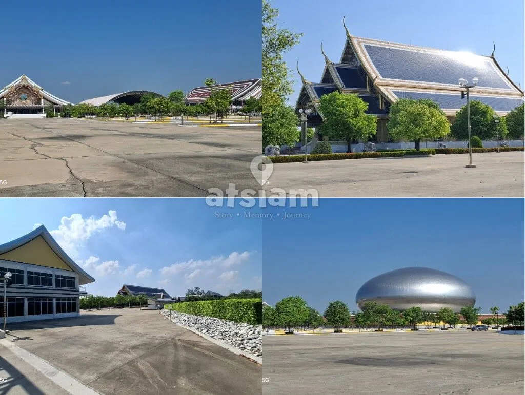 วัดพระพุทธแสงธรรม จังหวัดสระบุรี — พุทธศิลป์ร่วมสมัยในมหาวิหารทรงบาตรยักษ์ จุดบรรจบของงานดีไซน์และแรงศรัทธา