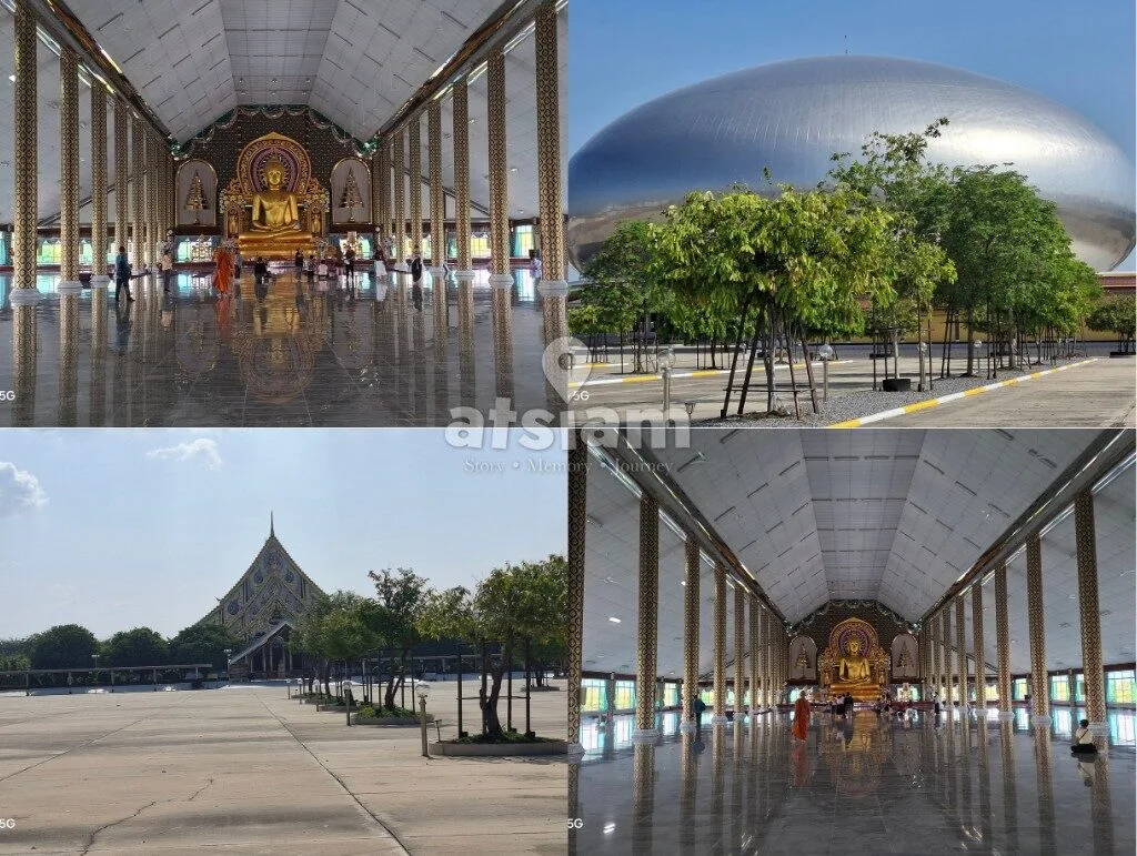 วัดพระพุทธแสงธรรม จังหวัดสระบุรี — พุทธศิลป์ร่วมสมัยในมหาวิหารทรงบาตรยักษ์ จุดบรรจบของงานดีไซน์และแรงศรัทธา